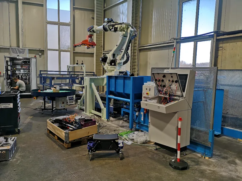 Aufbau der Beladestation